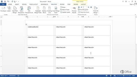 Creating Label Templates In Word