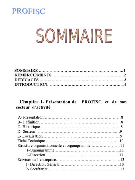 Exemple De Rapport De Stage Comptabilité Gratuit  sanatamor 1