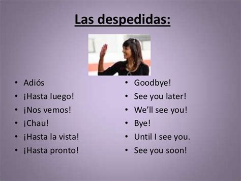 Saludos En Ingles Y Espanol