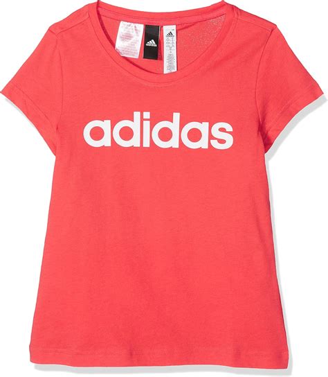 Adidas Girls Essentials Linear T Shirt Uk Clothing