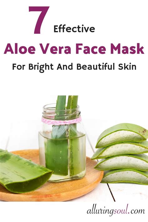 7 Aloe Vera Face Mask For Bright And Beautiful Skin