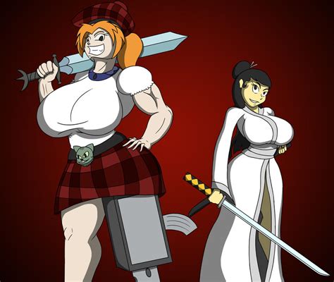 Samurai Jackie And The Scotswoman By Tomkat96 On Deviantart