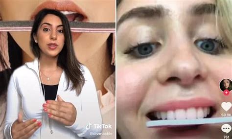 Dentists Blast Tiktok Stars For Grinding Down Their Teeth With Nail