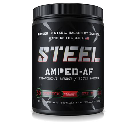 Steel Amped Af Review This Pre Workout Is Insane 2019