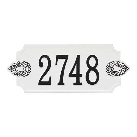 Decorative House Number Sign