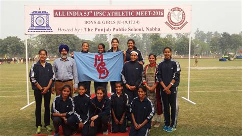 Mgd Girls Shine At Ipsc Athletic Meet 2016 Hoted By Punjab Public School Nabha
