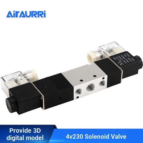 Three Position Five Way Dual Electric Control Solenoid Valve 4v230ce