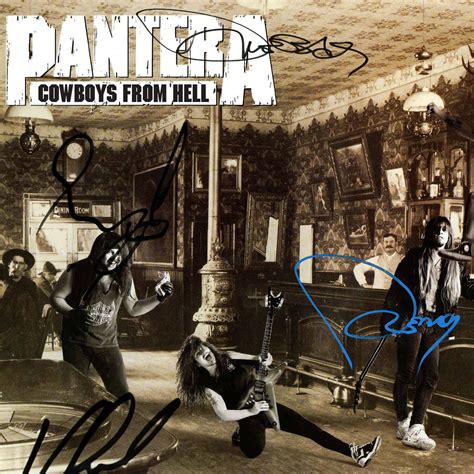 Pantera Cowboys From Hell Platinum Lp Limited Signature Edition Studio