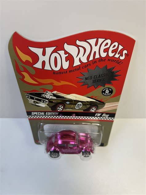 Hot Wheels Rlc Pink Vw Bug Neo Classics 2004 Special Edition 883610000 Ebay