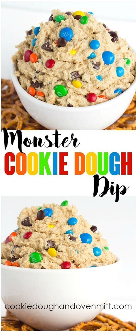 Monster Cookie Dough Dip Dip Inspired By The Monster Cookie And