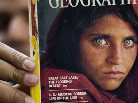 Afghan Woman From Famous National Geographic Cover Portrait Evacuated