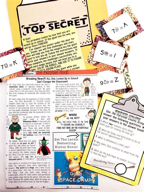 In this video, i am also showing some of the materials and curriculum that i use at home with my 6th grade daughter who is in a homeschool hybrid charter program. ESCAPE ROOM ELA Escape the School: Comprehension and ...
