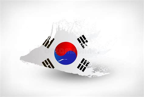 South Korea Flag Brush Stock Illustrations 570 South Korea Flag Brush