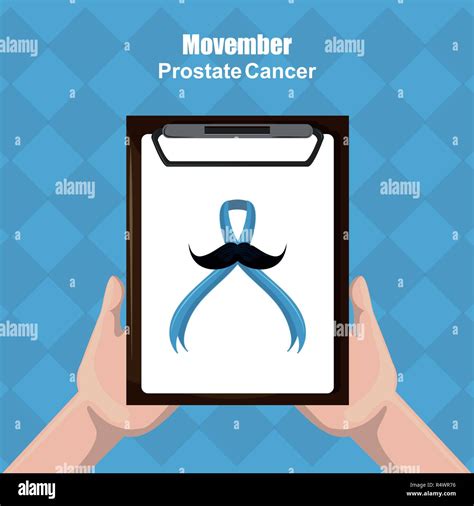 Movember Prostate Cancer Stock Vector Image Art Alamy