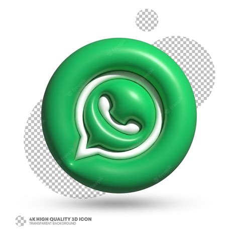 Premium Psd Whatsapp Social Media 3d Render Icon