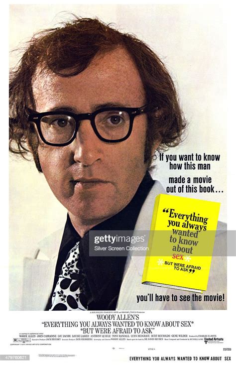 a poster for woody allen s 1972 comedy everything you always wanted news photo getty images