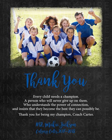 Excited To Share This Item From My Etsy Shop Soccer Coach Thank You