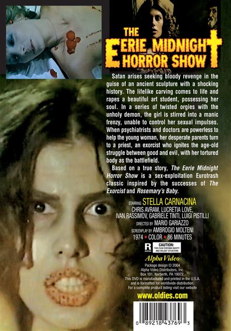 The Eerie Midnight Horror Show Aka The Sexorcist Dvd R 1974 Alpha