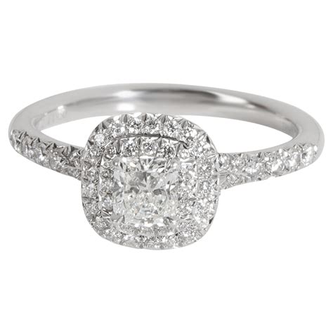 Tiffany And Co Diamond Platinum Soleste Ring 54 Carats At 1stdibs