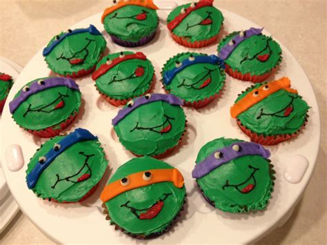 Teenage Mutant Ninja Turtle Cupcakes Party Ideas Pinterest