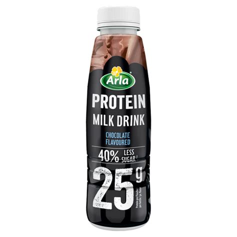 Arla Protein Chocolate Flavoured Milk Drink 40 Less Sugar 479ml Arla Uk