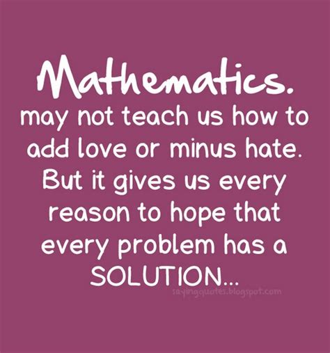 Math Love Quotes