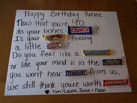 Gift Ideas For Female 40Th Birthday / Pin on Birthday Gifts - Make his