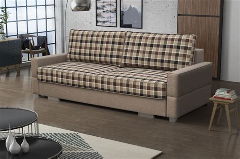 El sofá quatro permite combinar módulos de una, dos y tres plazas. Sofa rozkładana do salonu Quatro z pojemnikiem na pościel ...