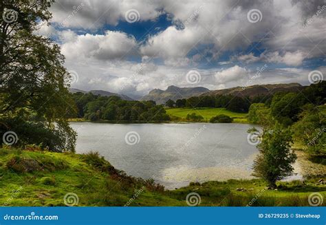 Loughrigg Tarn In Lake District Stock Image Image Of Great Landscape