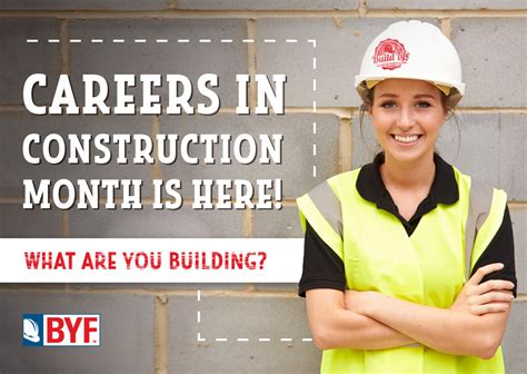 October Is Careers In Construction Month