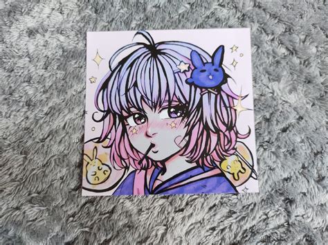Pastel Kawaii Art Print Anime Girl Art Print Etsy Uk