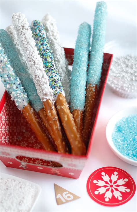 T This Glittering Pretzel Wands Sprinkle Bakes Holiday Candy