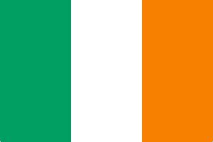 A bandeira da irlanda 1 2 (em irlandês: Bandera de Irlanda