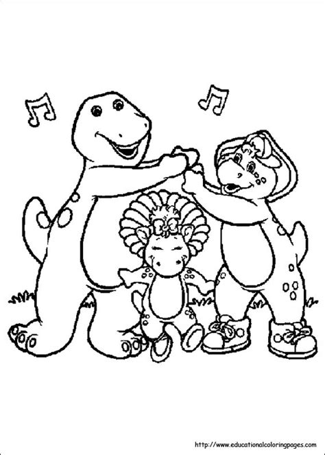 Check out our nice collection of the cartoons coloring pictures worksheets.new cartoons coloring pages added all the time. Barney Coloring Pages - Educational Fun Kids Coloring ...