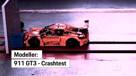 911 Gt3 Crashtest Youtube