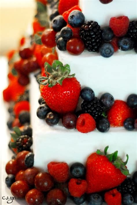 Berry Wedding Cake