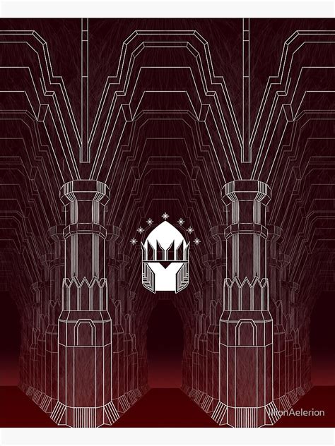 The Emblem Of Moria Poster By Illionaelerion Redbubble
