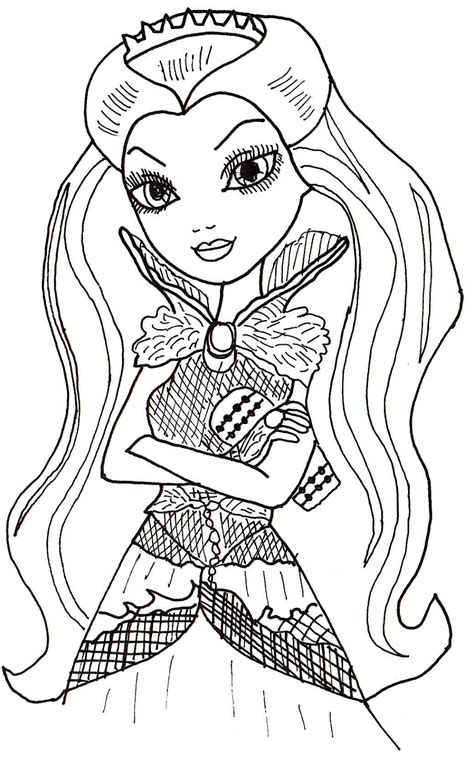 Ever after high apple white thronecoming coloring page #2514188. Free Printable Ever After High Coloring Pages: June 2013