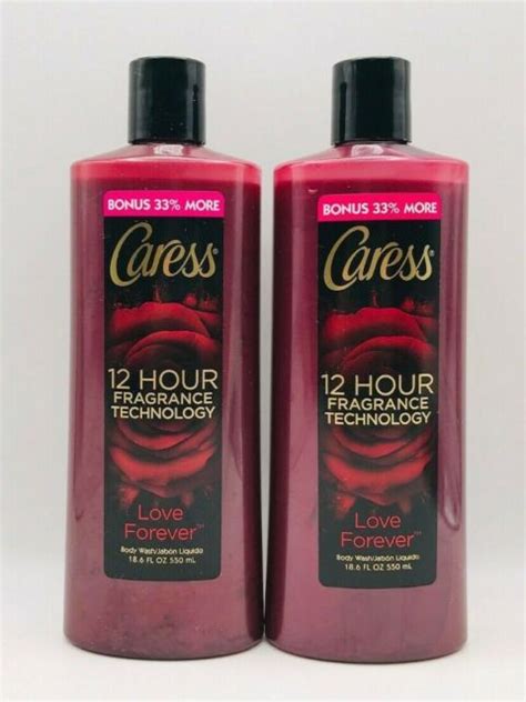 2 X Caress Love Forever Body Wash 186 Oz Each 12 Hour Fragrance