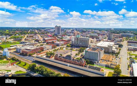 Montgomery Alabama Usa Downtown Drone Skyline Aerial Stock Photo Alamy