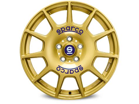 Sparco Terra 75x17 5100 Et 48 Race Gold Blue Lettering W29047500b3