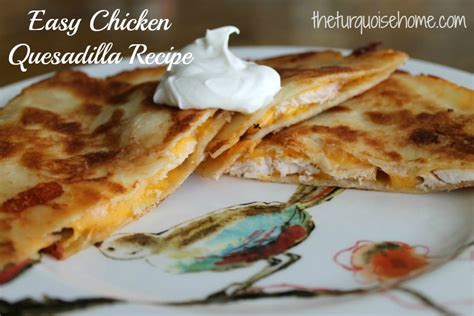 Recipe courtesy of ree drummond. Easy Chicken Quesadillas {with a secret ingredient} | The ...