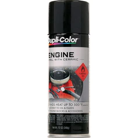 Dupli Color Aerosol Spray Engine Enamel Black 340g De1613 Sparesbox