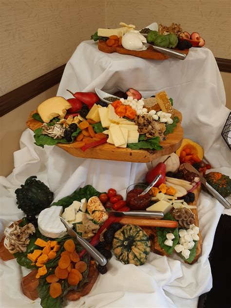 Harvest Themed Artisan Cheese Display For Ames Chamber Of Commerce