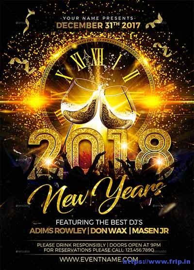 The total price includes the item price and a buyer fee. 75 Best New Year Flyer Print Templates 2019 | Frip.in