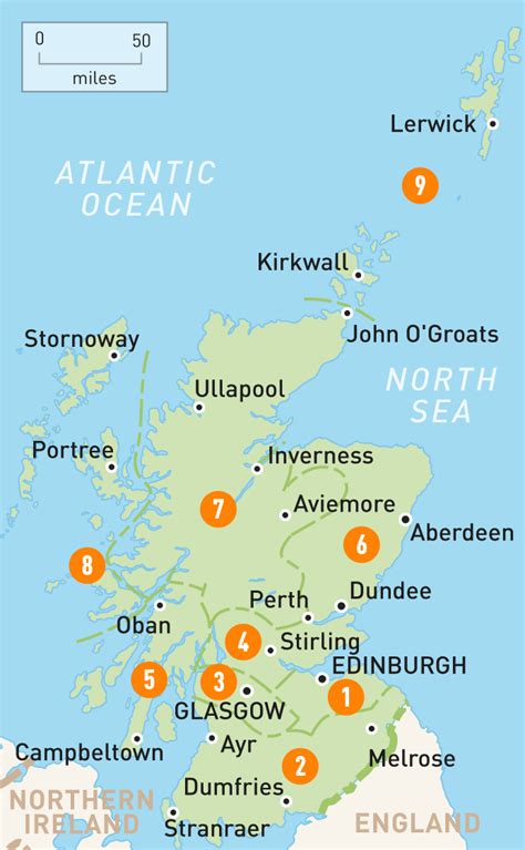 Scotland Map Compact Scotland Map A1 Size This Scotland Map By