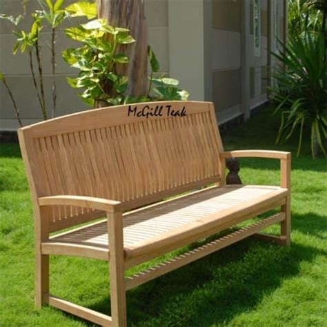 4 Feet Teak Wood Outdoor Bench Tenafly Teak Patio Furniture Teak Outdoor Furniture Teak