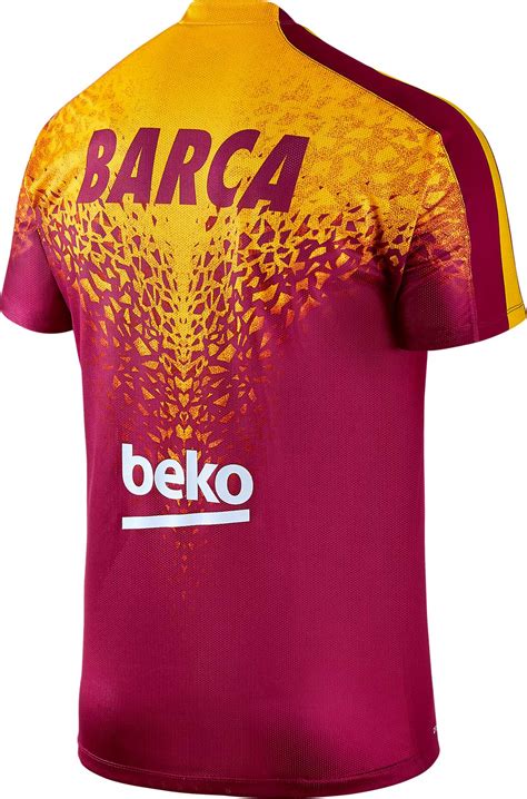 Fc Barcelona 2016 Training And Pre Match Shirts Launched