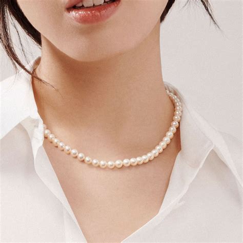 Colier cu perle naturale de cultură mari Basic Pearl Tisoro