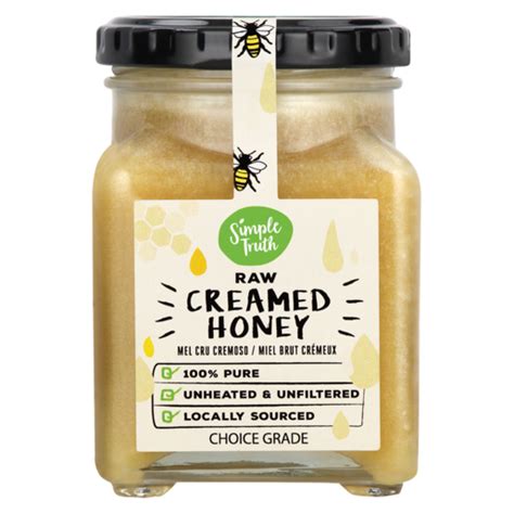 Simple Truth Raw Creamed Honey 370g Honey Spreads Honey